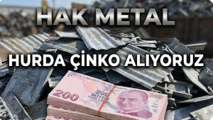 çinko hurdası geri dönüşüm hurdacı firmaları