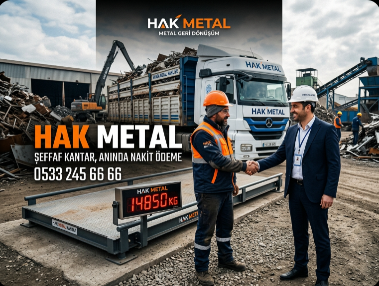 Hak Metal yetkilisi ve fabrika yöneticisi arasında şeffaf kantar tartımı sonrası yapılan el sıkışması ve anında nakit ödeme anlaşması.